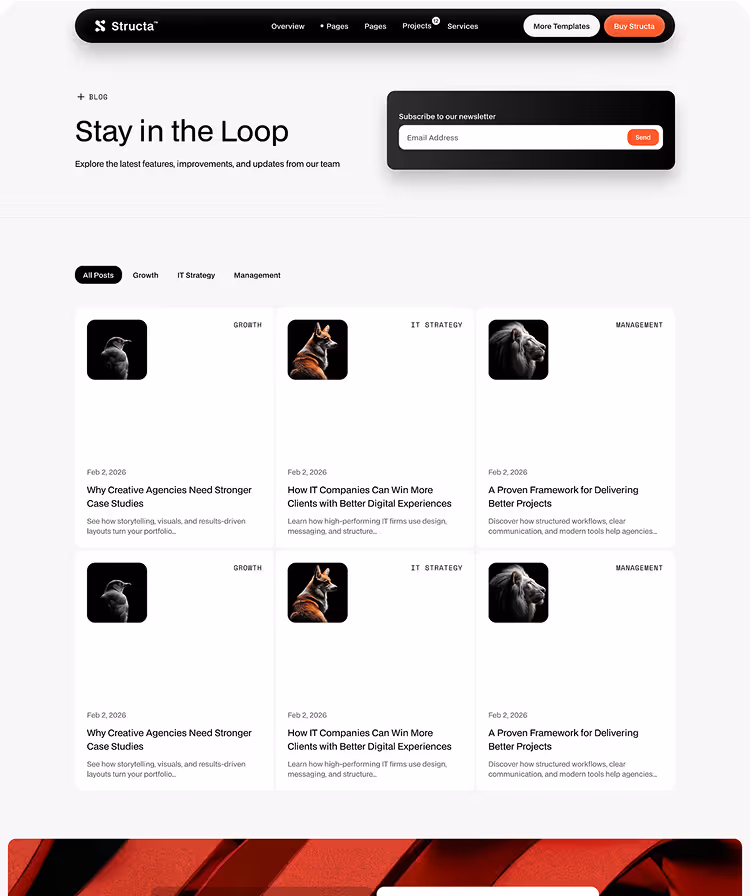 IT & Digital Services Webflow Template