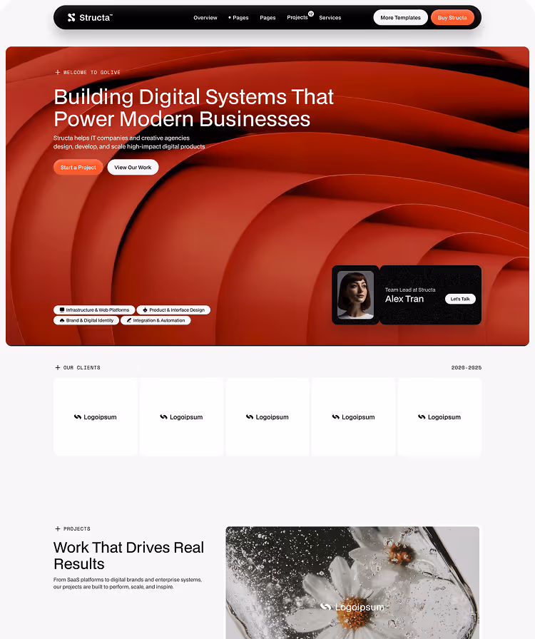 IT & Digital Services Webflow Template