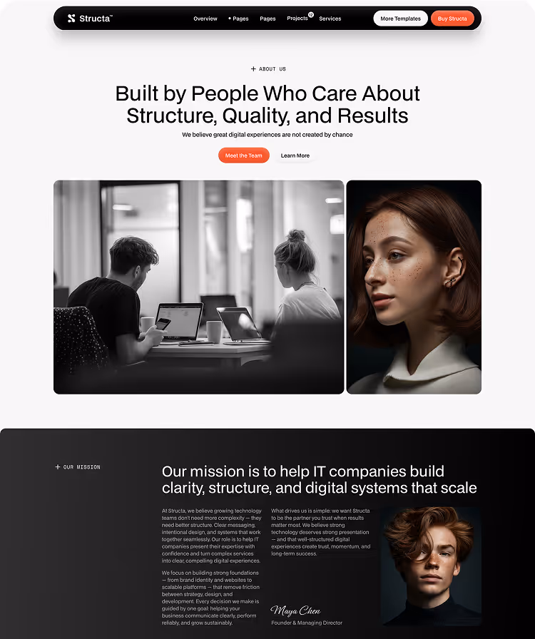 IT & Digital Services Webflow Template