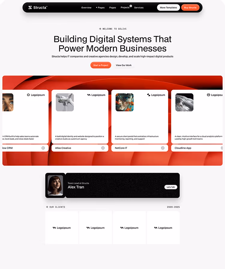 IT & Digital Services Webflow Template